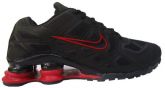 Tênis Nike Shox Turbo 12  Preto com Vermelho  MOD:10390