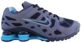 Tênis Nike Shox Turbo 12 Grafite e Azul MOD:10336