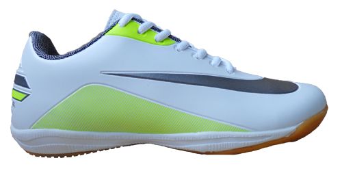 Chuteira Futsal Nike Mercurial Branco e Verde MOD:10416