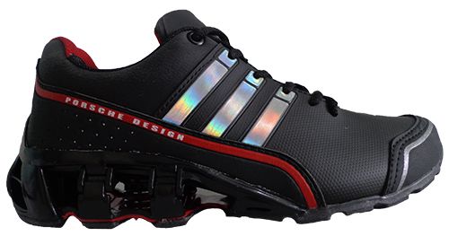 Tênis Adidas Porsche II Preto e Vermelho MOD:10455