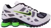 Tênis Nike Shox Turbo 12 Branco e Verde  MOD:10335