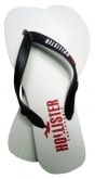 Chinelo Hollister Branco e Vermelho MOD:30130