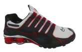 Tênis Nike Shox NZ  Preto Branco e Vermelho cromado MOD:1011
