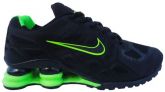 Tênis Nike Shox Turbo 12 Preto e Verde  MOD:10339